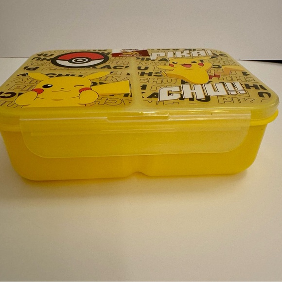 NWT. Pokemon bento box from Primark. Plastic bento lunch box with pikachu - Picture 5 of 10
